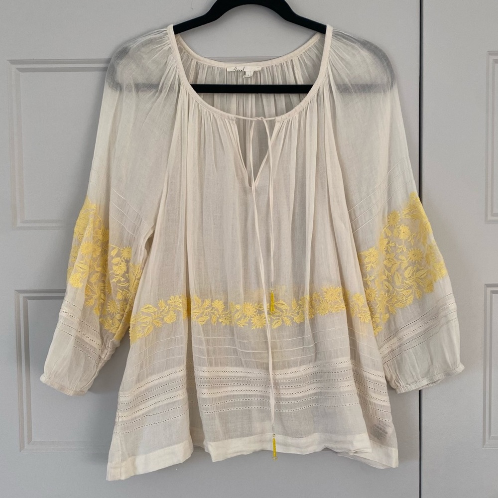 Anthropologie Peasant Blouse